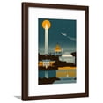 thumbnail image 1 of Washington, DC  Retro Skyline no text, Framed Art Print Wall Art by Lantern Press Sold by Art.Com, 1 of 5