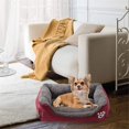 thumbnail image 5 of Cama para perros, usada para perros, gatos, animales pequeños, color caramelo, lavable, suave, cálida, hecha de tela M oso de fresa Electrónica, 5 of 5