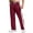 Wine, variant on CharmCyan Men's Relaxed-Fit Casual Sweatpants With Stretch Waistband And Drawstring Yoga Pants Beige L