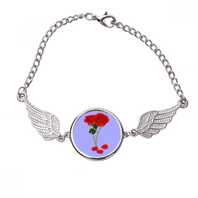 Día de San Valentín Pulsera pulsera pulsera alas de ángel pulsera