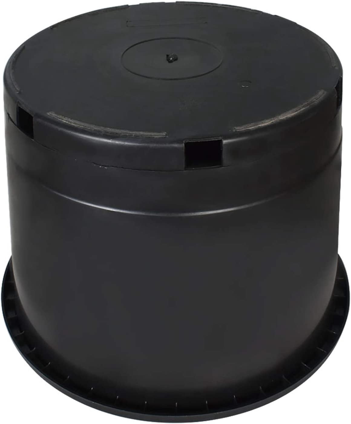 Labwork 5-Pack 25 Gallon Premium Black Nursery Pot Plant Container Garden Planter Pots (25 Gallon)