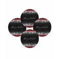 thumbnail image 7 of 13 Inch Round Placemats Set of 4, Merry Christmas Non Slip Heat Insulation PP Table Mats, Winter Holiday Xmas Snowflake Red Plaid Washable Place Mats for Kitchen Dining Party Table Decor, 7 of 7