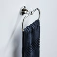thumbnail image 2 of Modern Wall-mounted Towel Shelf Simplicity Spray Towel Ring Oval Towel Hanging Rack for Bathroom Kitchen Hotel, 2 of 2