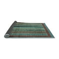 thumbnail image 2 of Ahgly Company Indoor Round Abstract Light Blue Modern Area Rugs, 3' Round, 2 of 4