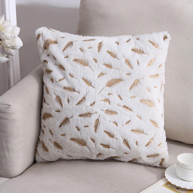 Funda de ín decorativa para oficina en hogar, funda de ín súper moderna y sencilla, funda de ín para sofá o cama - blanco Soledad funda de cojín de oficina
