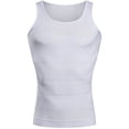 thumbnail image 3 of Men's Slimming Body Shaper Compression Tank Top Vest Shirt Abs Shapewear, 3 of 6