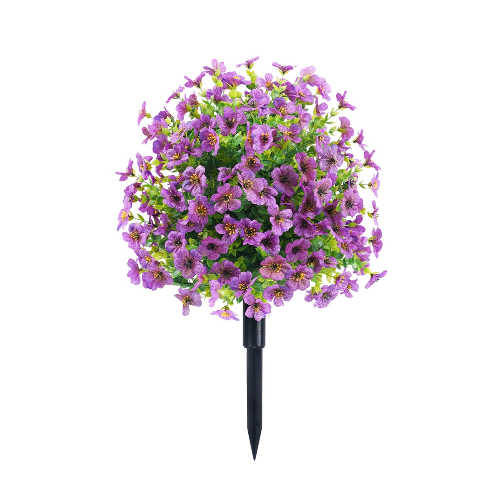 Up to 65 off!Yyuenw Artificial Boxwood Topiary Ball Trees with Ground Spike, Faux Plants Outdoor UV Resistant Artificial Flowers, 23.6" 210Realistic PE Blooms, Fake Floral Spring Garden Decorations