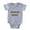 Heather Grey, variant on CafePress - FIN Chocolate Please - Cute Infant Baby Football Bodysuit
