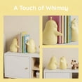 thumbnail image 3 of Unique Bargains Expandable Animal Figurine Bookends with Compartments Home 2 Pcs Yellow, 3 of 5