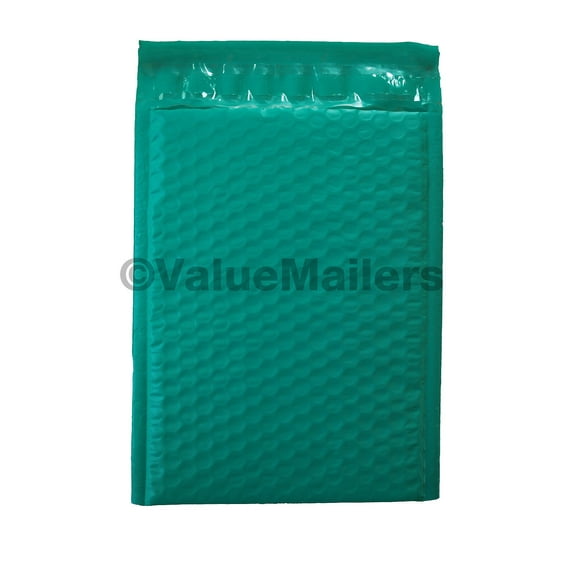 100 #5 ( Green ) Poly Bubble Mailers Envelopes Bags 10.5x16 Colors Stand Out