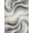 Blue Gray, Pattern 8, variant on ODIKA 8'x10' Washable Area Rug Durable, Non-Slip Watercolor Modern Brushstroke Design With Flowing Wavy Motif Abstract Dynamic for Living Room, Under Sectional, Family
