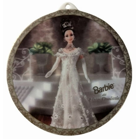 1997 Barbie as Eliza Doolittle (Porcelain Hanging Ornament) Enesco Christmas Tree Ornament 274305