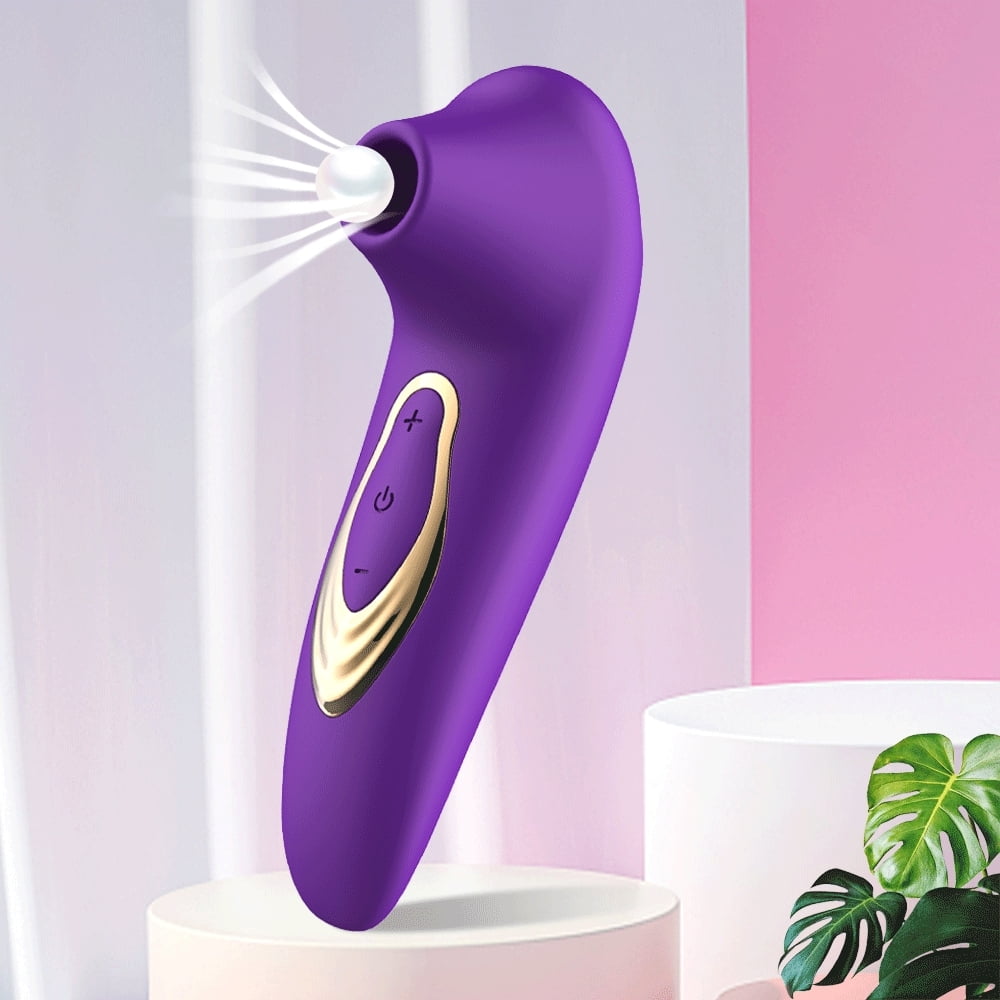 Powerful Clitoral and Nipples Suction Vibrator with Heart Design / Sex Toys for Women