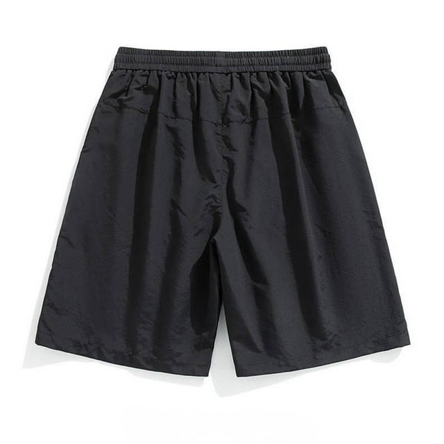 Men's Casual Pants Straight Leg Pants for Men Loose Fit Drawstring Closure Lightw8 Breathable Solid Summer Outdoor Recreation 1 Pc