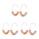 thumbnail image 5 of Sonducket 1 par de aretes de estilo simple en forma de U con estampado de leopardo geométrico para la oreja, regalos de fiesta para niñas adolescentes, Type1 NO1 Sonducket CBP234400, 5 of 6