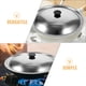 thumbnail image 2 of WORGEOUS Tapa de sartén de acero inoxidable, tapa de olla de metal, tapa de tazón, piezas de olla reutilizables de 32 cm, 2 of 8