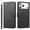 Black, variant on For iPhone 15 Plus Classic Leather Wallet Folio Case with wrist strap - Hot Pink