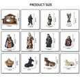 thumbnail image 2 of 12 Pieces Nativity Set for Christmas Indoor, Real Nativity Scene Figurines Christmas Nativity Sets & Figures Manger Scene Resin Crafts for Christmas Home Decor, 2 of 8