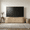 Oslo Oak, variant on STYLIVIA 65" TV Stand with Sliding Tambour Door Oval Entertainment Console Wood Oslo Oak 59"W x 17.7"D x 14.9"H