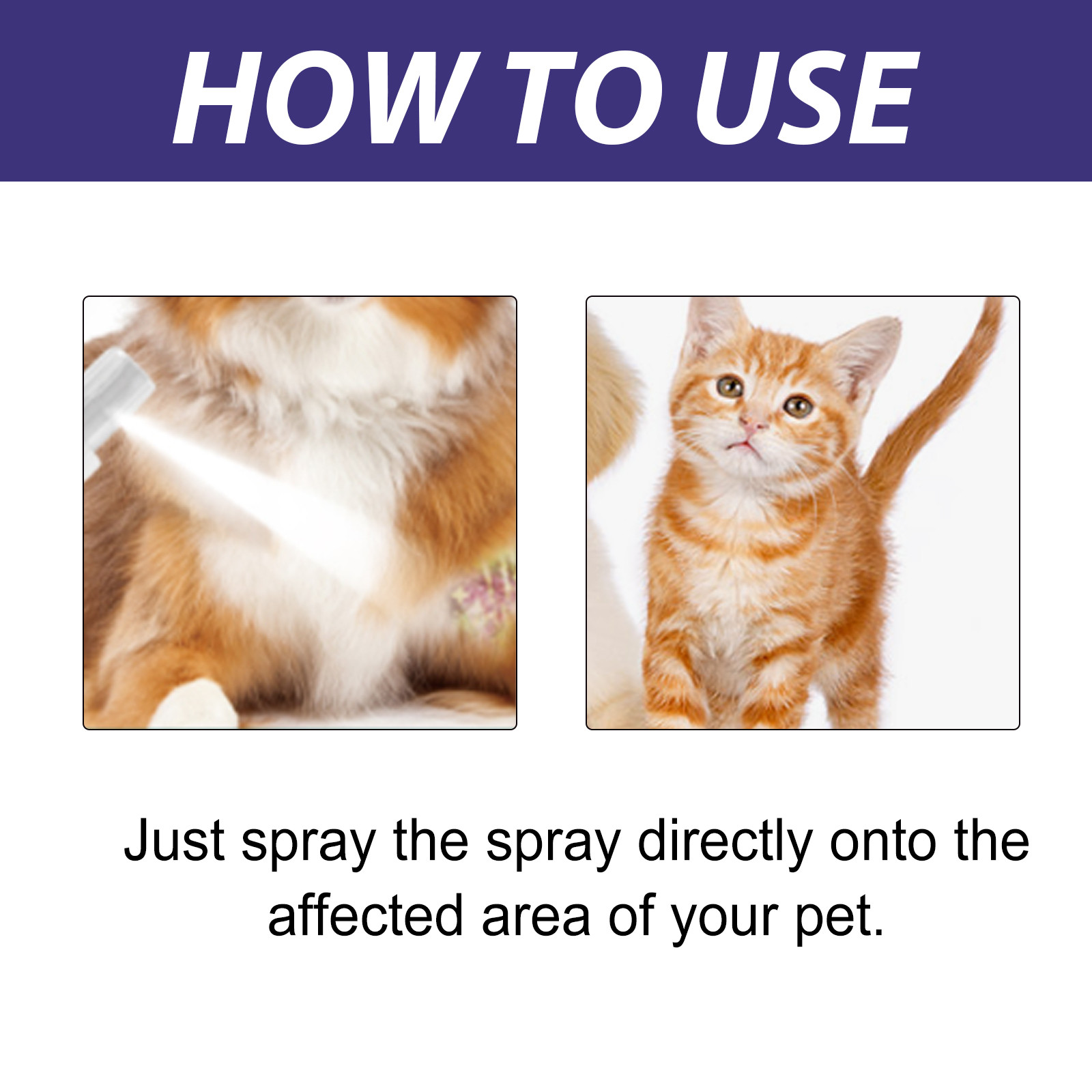 Spray veterinario recomendado para perros y gatos, calma la piel con picazón, puntos calientes y alergias, fórmula segura para lamer para cuidado de heridas y control de olores, 60 ml 5