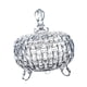 thumbnail image 5 of Tarro de caramelos con tapa, recipiente para guardar joyas, cuenco para servir aperitivos, 685 ml, elegante Claro, 5 of 9