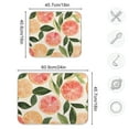 thumbnail image 4 of Yayeee Dish Drying Mat for Kitchen Counter 16"x18" Microfiber Absorbent Pad, Watercolor Grapefruit, 4 of 7