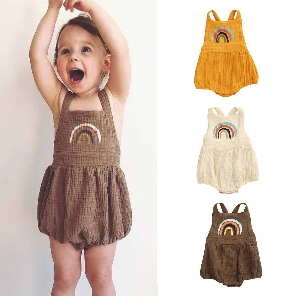 rainbow one piece jumpsuit