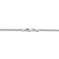 thumbnail image 4 of 14K White Gold necklace Spiga (Wheat) chain Pendant 16 in 2.25 mm, 4 of 5