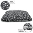 thumbnail image 3 of Leaves Pet Bed, Hand Drawn Foliage with Teardrop Shapes and Grunge Effect Nature, Chew Resistant Pad for Dogs and Cats Cushion with Removable Cover, 24" x 39", Taupe and Off White, by Ambesonne, 3 of 4
