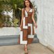 thumbnail image 5 of Abstract Geometrical Vestido Sin Mangas Vestidos Para Mujer, Vestido Suelto De Verano 2025, 5 of 5