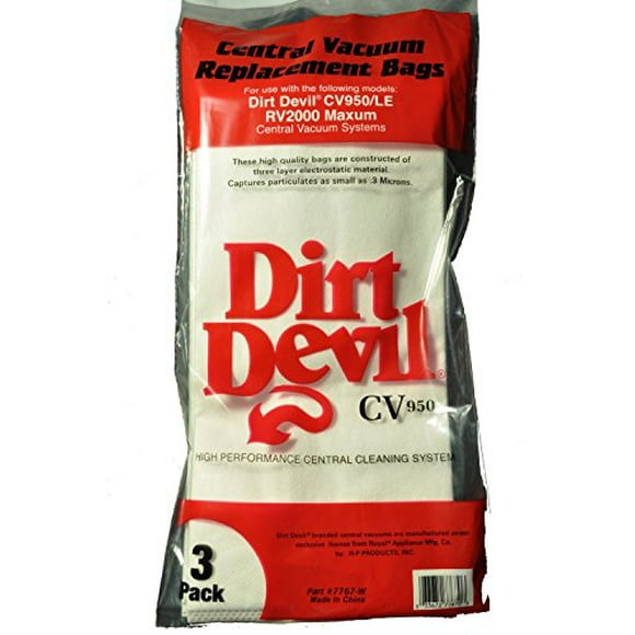 Dirt Devil CV950, CV950LE, RV2000 Maxum Central Vac Bags