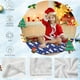 thumbnail image 5 of Manta navideña de felpa de lujo con diseño de copos de nieve, gnomo, Papá Noel, árbol de Navidad, manta navideña para sofá, mantas ligeras, suaves y cálidas para sofá, cama, sala de estar en otoño e, 5 of 8