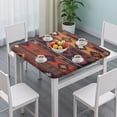 thumbnail image 3 of Decorative Bohemian Flowers Design Table Cover with Stretch Fit, 3 of 6