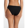 thumbnail image 2 of No Boundaries Women's Bikini Panty Cotton, 1-pack, Sizes XS-XXXL, 2 of 4