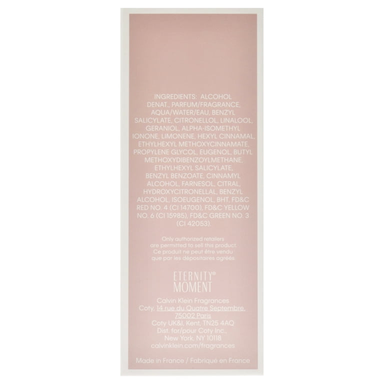Eternity Moment by Calvin Klein for Women - 1 oz EDP Spray