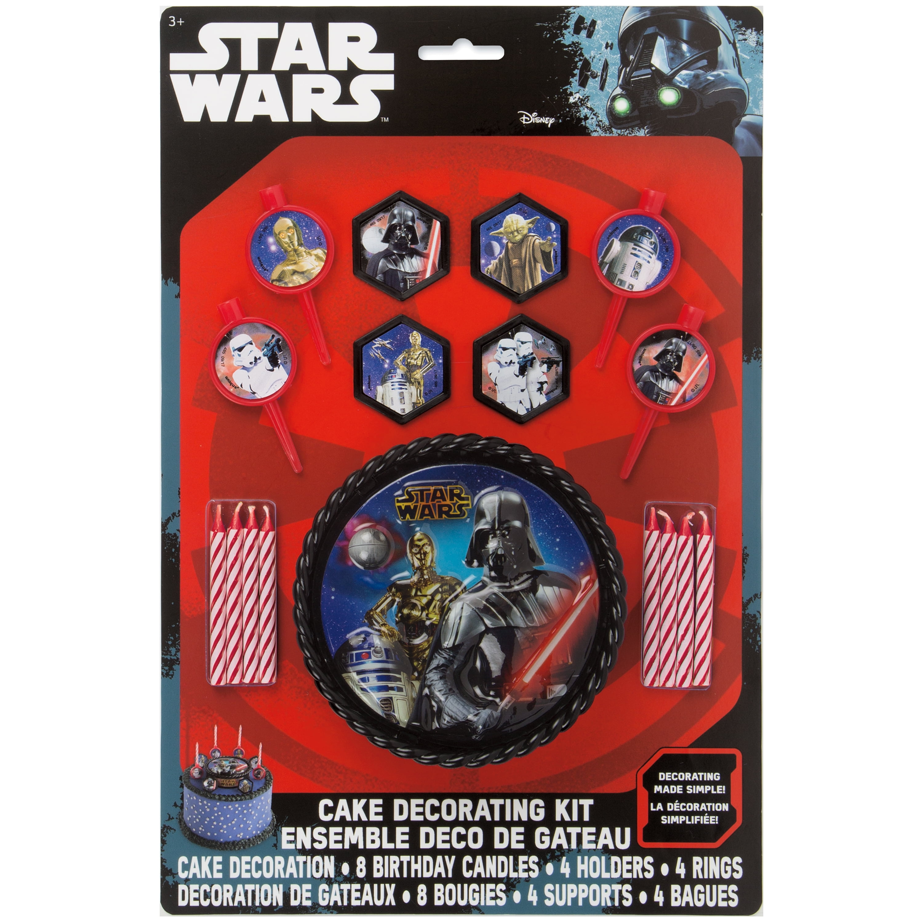 Star Wars Cake Decoration Kit 17pc Walmart Com Walmart Com
