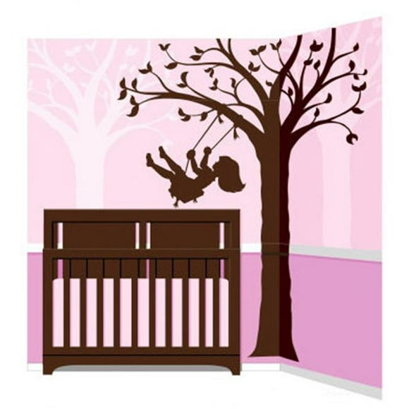 Elephants on the Wall E 5-1406 Silhouette Swing - Peindre Vous-Même