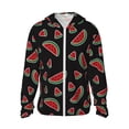 thumbnail image 1 of Lsque Watermelon Pattern UPF 50+ Lightweight Sun Protection Men's Women's Long Sleeve Shirt, Hoodie Performance -Large, 1 of 7