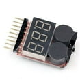 thumbnail image 1 of New 1-8S Lipo/Li-ion/Fe Battery Low Voltage Meter Tester Buzzer Alarm, 1 of 5