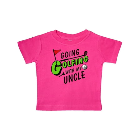 

Inktastic Going Golfing with my Uncle- kids golf Gift Baby Boy or Baby Girl T-Shirt
