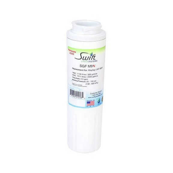 Swift Green Filters SGF-M9 Rx Compatible Refrigerator Water Filter for UKF8001, EFF-6007A, (1 Pack)
