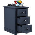 thumbnail image 3 of PLAMLE End Table with 3 Drawers for Living Room,Nightstand Sofa Side Table with Charging Station,End Table., 3 of 6