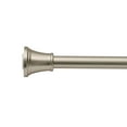 thumbnail image 6 of Utopia Alley Adjustable 72-In Shower Curtain Tension Rod - Rust-Proof Aluminum with Rubber End Cap, No Drill Installation - Extendable & Retractable, Wall-to-Wall Easy to Hang, Brushed Nickel Finish, 6 of 10