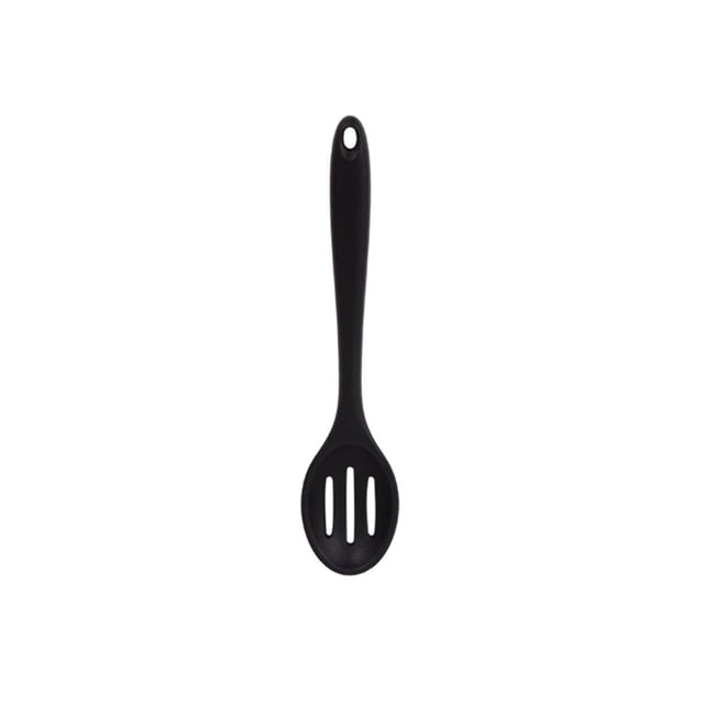 Long-Handled Silica Gel Spoon, Kitchen Strainer Ladle for Soup, Noodles, Rice, and Salad, Non-Stick, Heat-Resistant Spoon for Kitchen Essentials & Cooking Tools