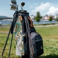 thumbnail image 2 of Yuyamidu Boho Flowers Golf Towel Butterfly Golf Club Towel, Easy to Carry Golf Towels for Golf Bags for Men Women, 2 of 7