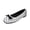 White, variant on Women's Bow Knot Polka Dots Flat Shoes Square Toe Dress Shoes Closed Toe Ballet Spring Summer Flats