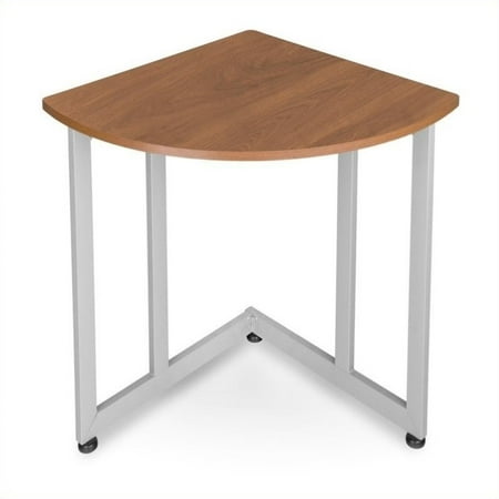 OFM Quarter Round Utility Table in Cherry - Walmart.com