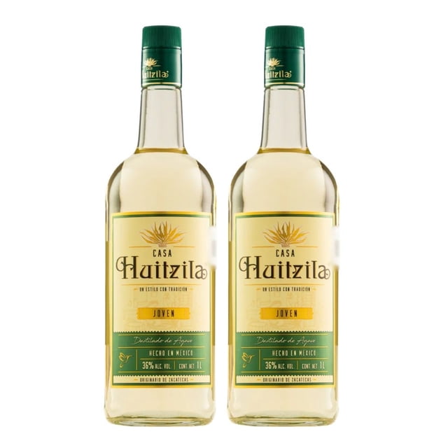 Duo Pack Destilado de Agave Casa Huitzila Joven 1000 Ml Casa Huitzila Destilado de Agave