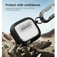 thumbnail image 3 of Suritch Case for AirPods 4 Generetion Wireless Earbuds Compatible with MagSafe Charging, with Secure Lock, Carabiner and Cleaning Kit, Black, 3 of 9