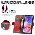 thumbnail image 4 of Case for Samsung Galaxy A23 Cover Leather Wallet Folio Case Book Design Flip Magnetic Closure - Red, 4 of 5